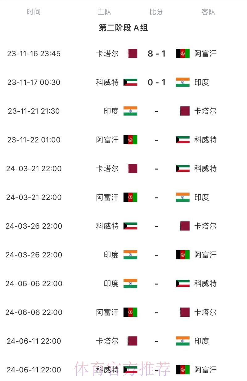 2026世界杯赛程一览实时赛程直播平台
